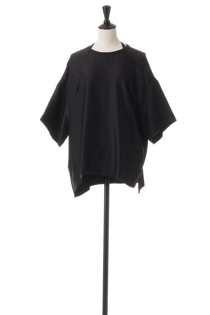 【ブラミンク/BLAMINK】の【BLMK】シルク インティメイト ショートブラウス 人気、トレンドファッション・服の通販 founy(ファニー) 　ファッション　Fashion　レディースファッション　Fashion for Women　トップス・カットソー　Cut & Sew Tops　シャツ・ブラウス・オフィスカジュアル　Elegant Blouses & Button-Ups　ショート　Short, Short Length　シルク　Silk, 100% Silk　シンプル　Simple, Minimal　スリーブ　Sleeve, Long Sleeve / Short Sleeve　定番　Standard, Basic Item　other-2|ID: prp329100004236134 ipo3291000000035653270