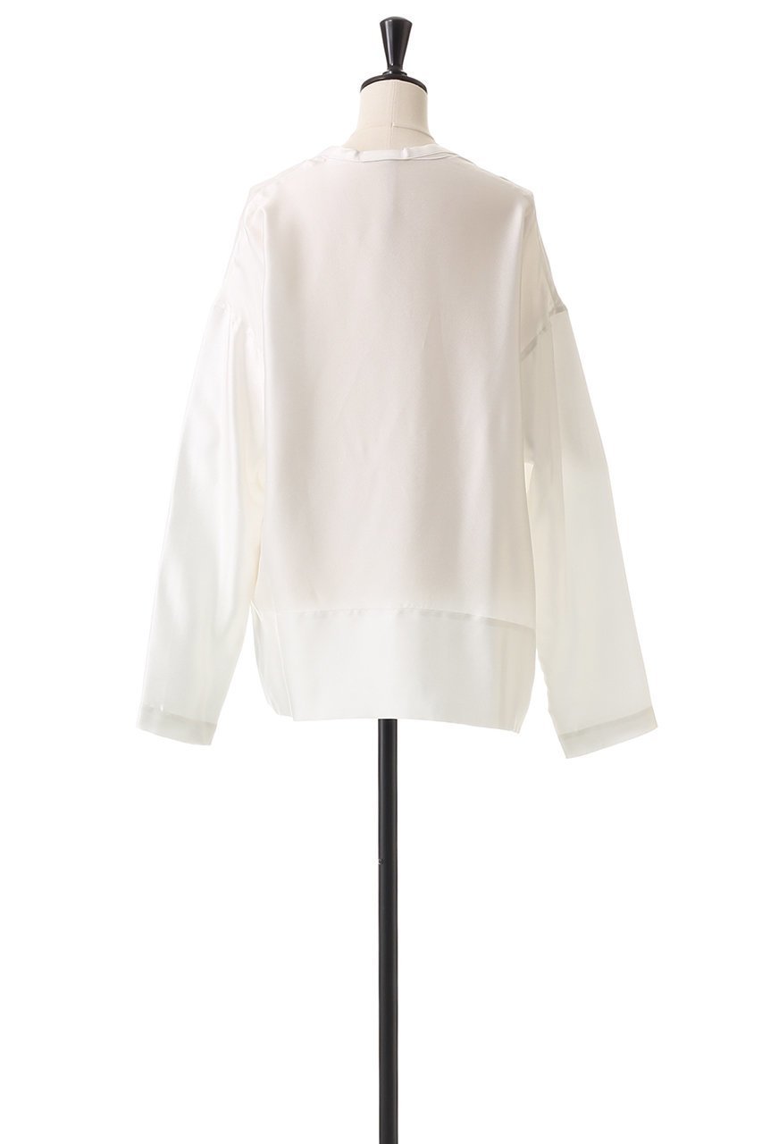 【ブラミンク/BLAMINK】の【BLMK】シルク インティメイト ブラウス 人気、トレンドファッション・服の通販 founy(ファニー) 　ファッション　Fashion　レディースファッション　Fashion for Women　トップス・カットソー　Cut & Sew Tops　シャツ・ブラウス・オフィスカジュアル　Elegant Blouses & Button-Ups　シルク　Silk, 100% Silk　シンプル　Simple, Minimal　スリーブ　Sleeve, Long Sleeve / Short Sleeve　ベーシック　Basic, Essential　リラックス　Relax, Relaxed Fit　ロング　Long, Long-Length　定番　Standard, Basic Item　other-4|ID: prp329100004236135 ipo3291000000035489442