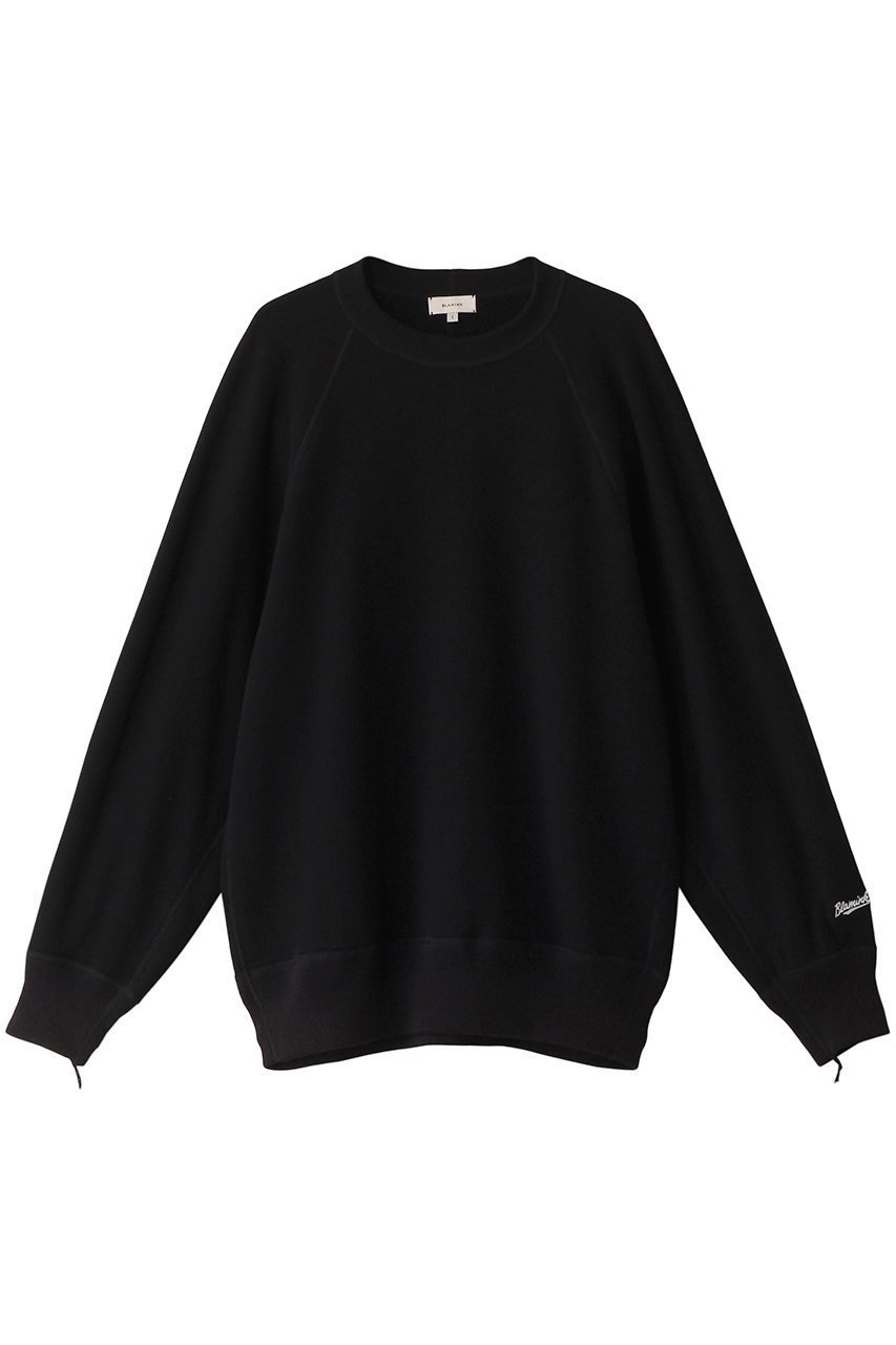 【ブラミンク/BLAMINK】の【BLMK】吊裏毛ロゴロングスリーブプルオーバー 人気、トレンドファッション・服の通販 founy(ファニー) 　ファッション　Fashion　レディースファッション　Fashion for Women　トップス・カットソー　Cut & Sew Tops　シャツ・ブラウス・オフィスカジュアル　Elegant Blouses & Button-Ups　ロングTシャツ・Tシャツ　Longline T-Shirts & Tees　カジュアルプルオーバー・ニットトップス　Pullovers & Knit Tops / Casual Pullovers　カットソー・ベーシックTシャツ　Cut-and-Sewn Tops / Stretch Tees & Basics　スリーブ　Sleeve, Long Sleeve / Short Sleeve　ロング　Long, Long-Length　定番　Standard, Basic Item　 other-1|ID: prp329100004236139 ipo3291000000032839097