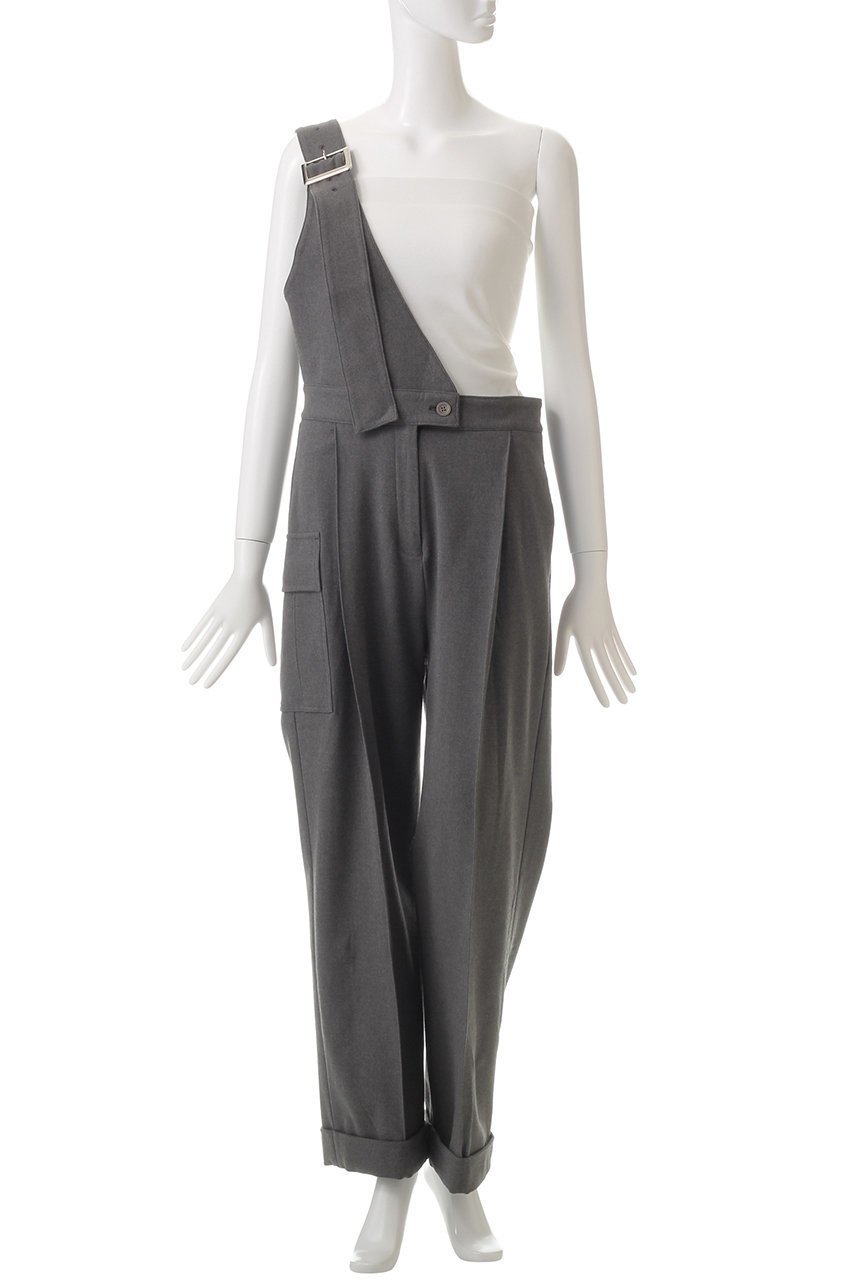 【ティーチ/TEECHI】の「TMO ThermoStreamer 」ワンショルコンビネゾン ウールライク 人気、トレンドファッション・服の通販 founy(ファニー) 　ファッション　Fashion　レディースファッション　Fashion for Women　パンツ　Pants & Trousers　コンビネゾン　Jumpsuit, All-in-One　シンプル　Simple, Minimal　ワンショル　One Shoulder, Asymmetrical　other-2|ID: prp329100004236985 ipo3291000000035645934