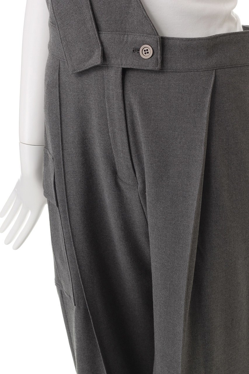 【ティーチ/TEECHI】の「TMO ThermoStreamer 」ワンショルコンビネゾン ウールライク 人気、トレンドファッション・服の通販 founy(ファニー) 　ファッション　Fashion　レディースファッション　Fashion for Women　パンツ　Pants & Trousers　コンビネゾン　Jumpsuit, All-in-One　シンプル　Simple, Minimal　ワンショル　One Shoulder, Asymmetrical　other-5|ID: prp329100004236985 ipo3291000000035645939