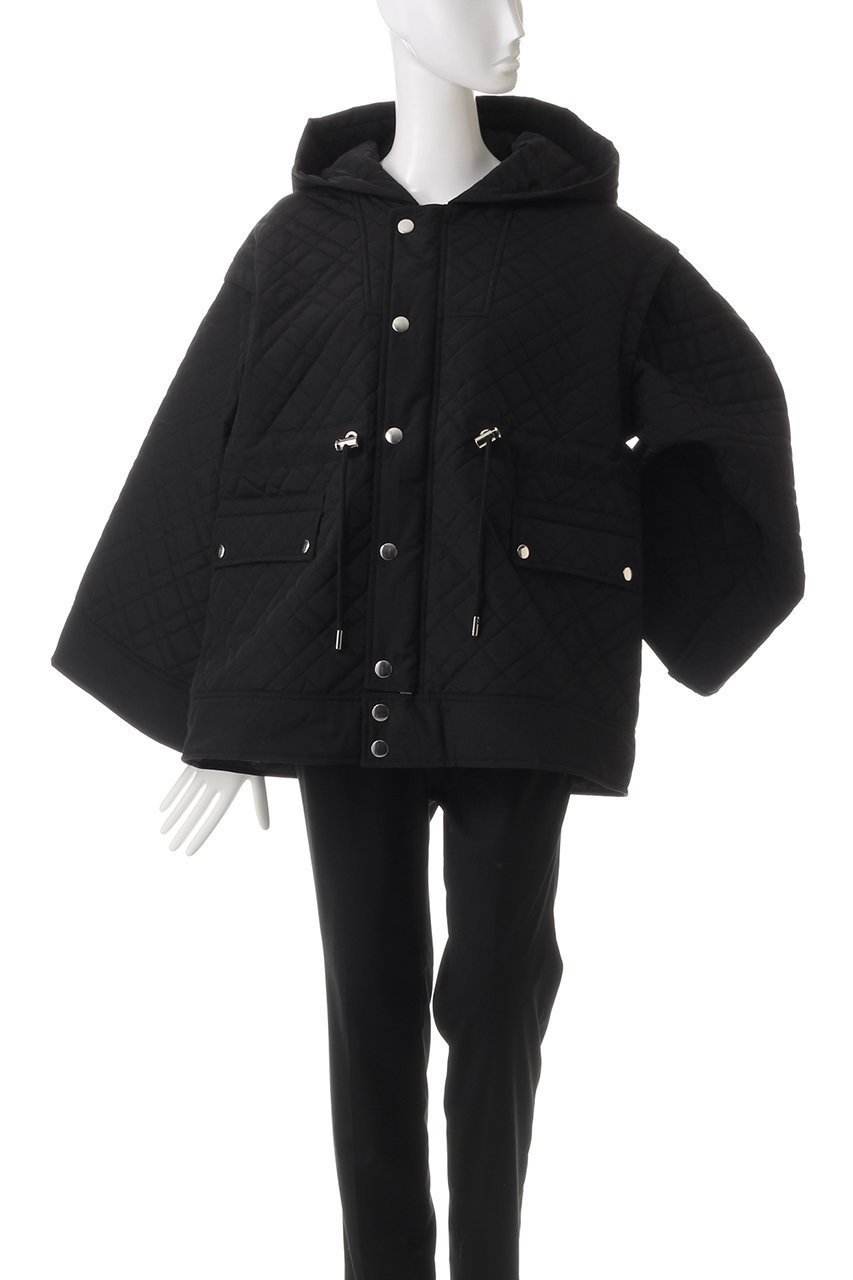【ティーチ/TEECHI】の「トランスフォームケープジャケット」ナイロンキルティング 人気、トレンドファッション・服の通販 founy(ファニー) 　ファッション　Fashion　レディースファッション　WOMEN　アウター　Coat Outerwear　ジャケット　Jackets　キルティング　Quilting　シェイプ　Shape　ジャケット　Jacket　スタイリッシュ　Stylish　スリーブ　Sleeve　メタル　Metal　A/W・秋冬　Aw・Autumn/Winter・Fw・Fall-Winter　other-2|ID: prp329100004236987 ipo3291000000031380894