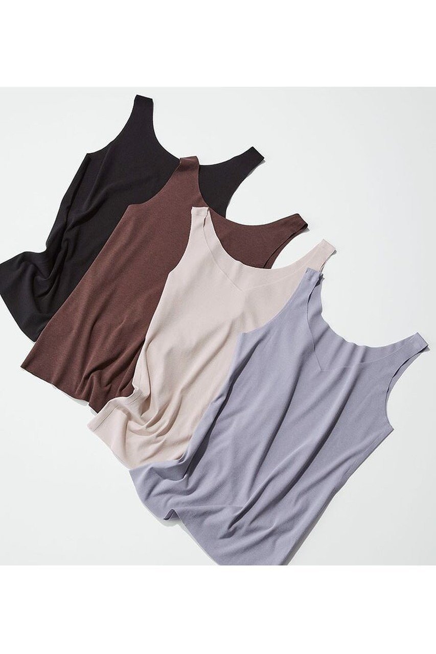 【サク レ/Sacre】のフリーカットタンクトップ 人気、トレンドファッション・服の通販 founy(ファニー) 　ファッション　Fashion　レディースファッション　Fashion for Women　下着・ランジェリー　Lingerie & Intimates　その他ランジェリー・インナーアイテム　Other Lingerie / Intimates　インナー　Innerwear　エレガント 上品　Elegant　シンプル　Simple, Minimal　タンク　Tank Top, Sleeveless Top　トレンド　Trend, Trending Now　ランジェリー　Lingerie, Intimate Wear　other-6|ID: prp329100004238244 ipo3291000000034788141