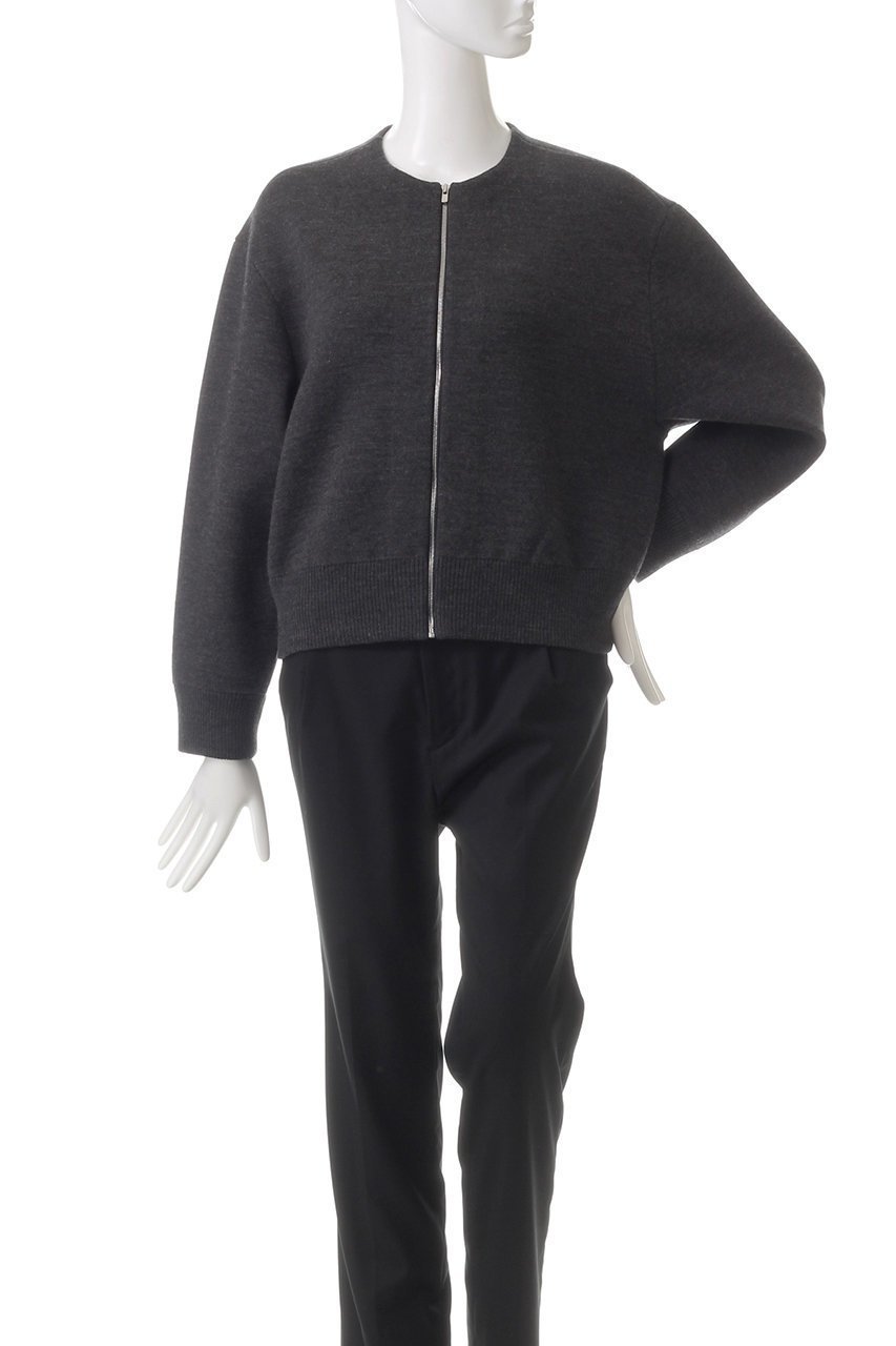 【オーヴィル/EAUVIRE】のダブルフェイス ジップブルゾン 人気、トレンドファッション・服の通販 founy(ファニー) 　ファッション　Fashion　レディースファッション　WOMEN　アウター　Coat Outerwear　ジャケット　Jackets　ブルゾン　Blouson/Jackets　なめらか　Smooth　イタリア　Italy　カッティング　Cutting　ショルダー　Shoulder　ショート　Short　ジャケット　Jacket　ダブル　Double　ドロップ　Drop　フェイス　Face　フォルム　Form　ブルゾン　Blouson　ボトム　Bottom　other-2|ID: prp329100004238248 ipo3291000000031380540