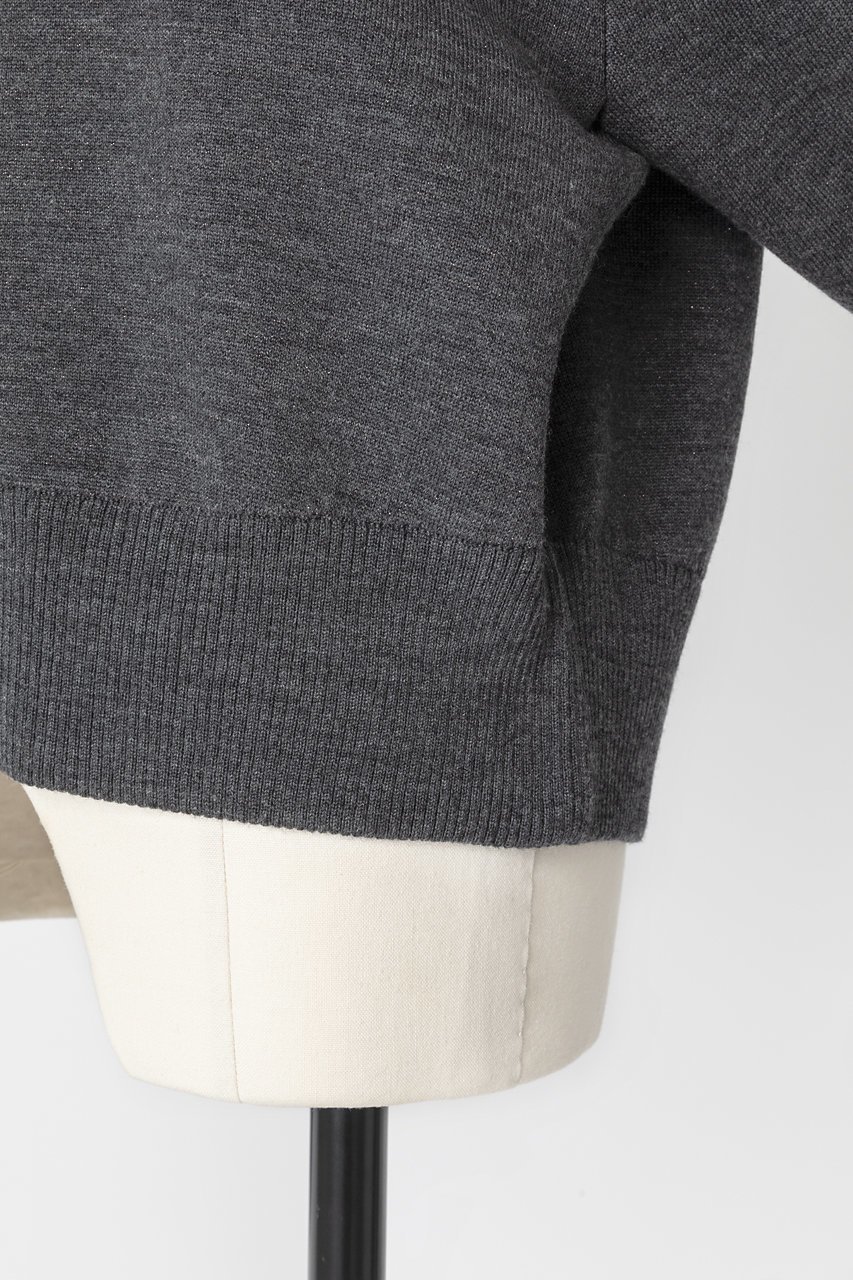 【オーヴィル/EAUVIRE】のダブルフェイス ジップブルゾン 人気、トレンドファッション・服の通販 founy(ファニー) 　ファッション　Fashion　レディースファッション　Fashion for Women　アウター　Coat / Outerwear Collection　レディースジャケット・軽アウター　Jackets　ブルゾンジャケット・スポーティアウター　Blouson Jackets　なめらか　Smooth, Silky Texture　イタリア　Italy　カッティング　Cutting Detail　ショルダー　Shoulder, Shoulder Strap　ショート　Short, Short Length　ジャケット　Jacket, Outerwear　ダブル　Double, Double-Breasted　ドロップ　Drop Shoulder, Dropped Style　フェイス　Face, Facial Design　フォルム　Silhouette, Form　ブルゾン　Blouson, Bomber Jacket　ボトム　Bottoms, Lower Wear　other-6|ID: prp329100004238248 ipo3291000000035695573