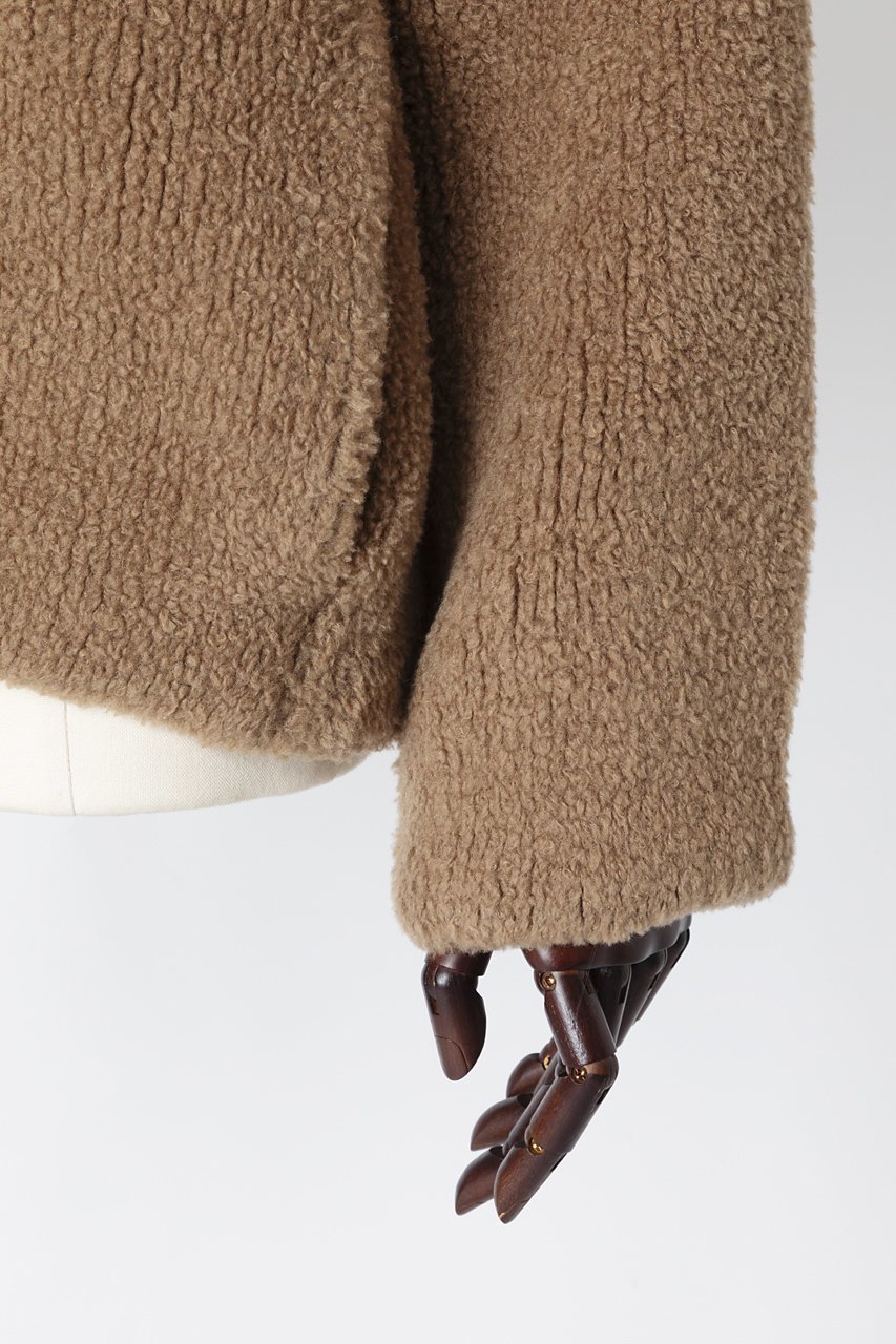 【オーヴィル/EAUVIRE】のニットブルゾン 人気、トレンドファッション・服の通販 founy(ファニー) 　ファッション　Fashion　レディースファッション　WOMEN　アウター　Coat Outerwear　ジャケット　Jackets　ブルゾン　Blouson/Jackets　ジャケット　Jacket　ダブル　Double　フォルム　Form　ブルゾン　Blouson　軽量　Lightweight　other-5|ID: prp329100004238249 ipo3291000000031380560