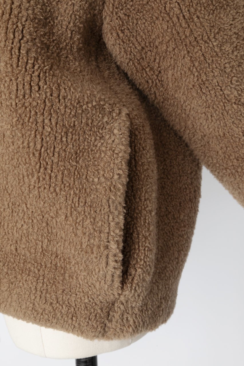 【オーヴィル/EAUVIRE】のニットブルゾン 人気、トレンドファッション・服の通販 founy(ファニー) 　ファッション　Fashion　レディースファッション　WOMEN　アウター　Coat Outerwear　ジャケット　Jackets　ブルゾン　Blouson/Jackets　ジャケット　Jacket　ダブル　Double　フォルム　Form　ブルゾン　Blouson　軽量　Lightweight　other-6|ID: prp329100004238249 ipo3291000000031380562