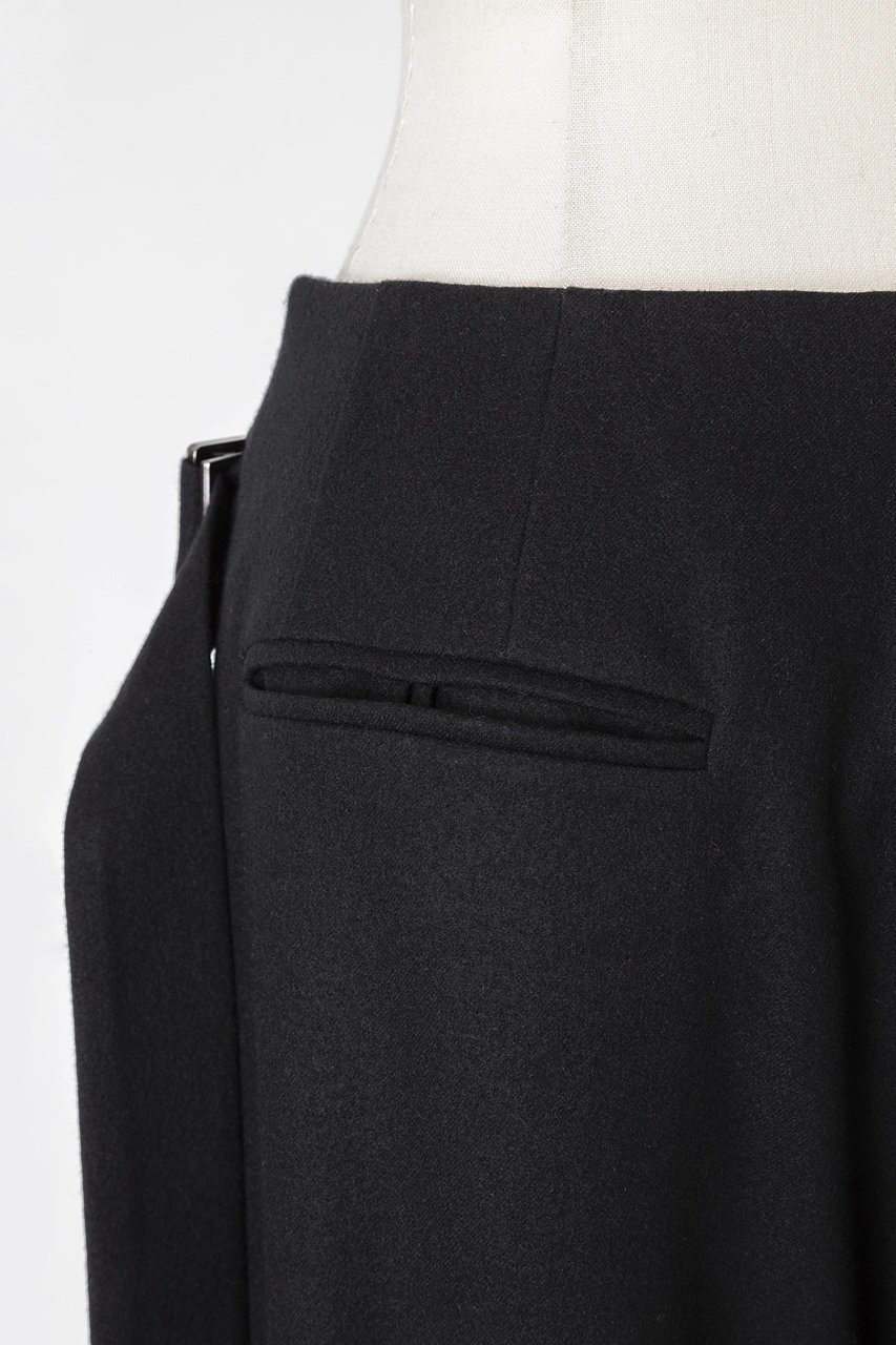 【オーヴィル/EAUVIRE】のフロントラップトラウザーズ 人気、トレンドファッション・服の通販 founy(ファニー) 　ファッション　Fashion　レディースファッション　Fashion for Women　パンツ　Pants & Trousers　イタリア　Italy　ストレッチ　Stretch, Stretchy Fabric　ストレート　Straight, Straight Cut　メタル　Metal, Metal Parts　メンズ　Men's, Menswear　ラップ　Wrap, Wrap Design　other-6|ID: prp329100004238251 ipo3291000000032928944