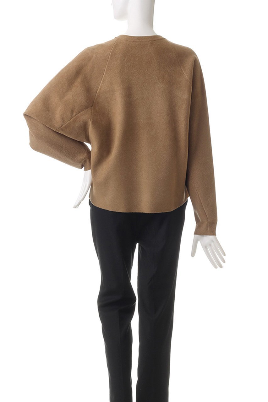 【オーヴィル/EAUVIRE】のクルーネックプルオーバー 人気、トレンドファッション・服の通販 founy(ファニー) 　ファッション　Fashion　レディースファッション　Fashion for Women　トップス・カットソー　Cut & Sew Tops　ニット　Knit Tops & Sweaters　カジュアルプルオーバー・ニットトップス　Pullovers & Knit Tops / Casual Pullovers　なめらか　Smooth, Silky Texture　イタリア　Italy　スタイリッシュ　Stylish, Fashionable　ストレッチ　Stretch, Stretchy Fabric　フォルム　Silhouette, Form　other-6|ID: prp329100004238255 ipo3291000000034981376