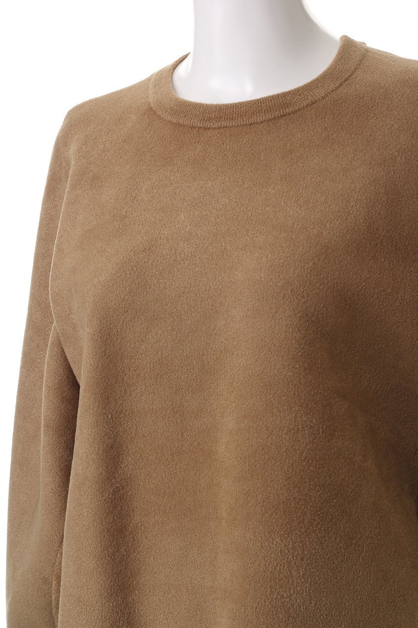 【オーヴィル/EAUVIRE】のクルーネックプルオーバー 人気、トレンドファッション・服の通販 founy(ファニー) 　ファッション　Fashion　レディースファッション　Fashion for Women　トップス・カットソー　Cut & Sew Tops　ニット　Knit Tops & Sweaters　カジュアルプルオーバー・ニットトップス　Pullovers & Knit Tops / Casual Pullovers　なめらか　Smooth, Silky Texture　イタリア　Italy　スタイリッシュ　Stylish, Fashionable　ストレッチ　Stretch, Stretchy Fabric　フォルム　Silhouette, Form　other-7|ID: prp329100004238255 ipo3291000000034981377