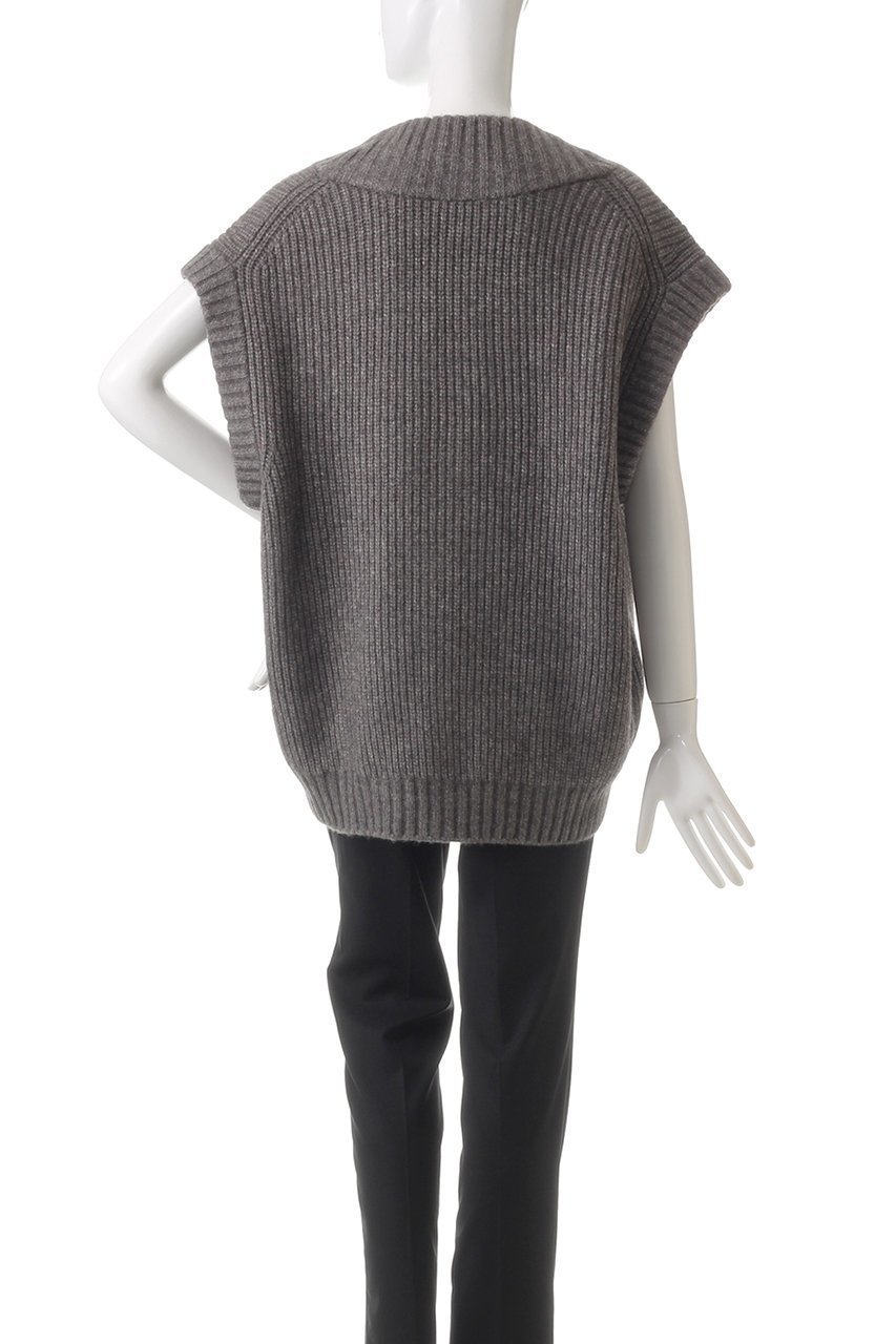 【オーヴィル/EAUVIRE】のヤクウールVネックベスト 人気、トレンドファッション・服の通販 founy(ファニー) 　ファッション　Fashion　レディースファッション　WOMEN　トップス・カットソー　Tops/Tshirt　ニット　Knit Tops　ベスト/ジレ　Gilets/Vests　プルオーバー　Pullover　Vネック　V-Neck　なめらか　Smooth　イタリア　Italy　インナー　Inner　カシミヤ　Cashmere　ベスト　Vest　ワイド　Wide　畦　Ridge　other-4|ID: prp329100004238256 ipo3291000000031380650