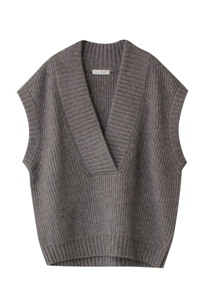 【オーヴィル/EAUVIRE】のヤクウールVネックベスト インテリア・キッズ・メンズ・レディースファッション・服の通販 founy(ファニー) https://founy.com/ ファッション Fashion レディースファッション Fashion for Women トップス・カットソー Cut & Sew Tops ニット Knit Tops & Sweaters ベスト&ジレ / 重ね着スタイル Vests & Gilets カジュアルプルオーバー・ニットトップス Pullovers & Knit Tops / Casual Pullovers Vネックトップス V-Neck Tops / V-Cut Neckline Shirts なめらか Smooth, Silky Texture イタリア Italy インナー Innerwear ベスト Vest, Waistcoat ワイド Wide, Wide Fit 再入荷 Restock / Back in Stock 畦 Ribbed Knit |ID: prp329100004238256 ipo3291000000034989597