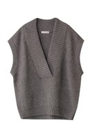 【オーヴィル/EAUVIRE】のヤクウールVネックベスト 人気、トレンドファッション・服の通販 founy(ファニー) ファッション Fashion レディースファッション Fashion for Women トップス・カットソー Cut & Sew Tops ニット Knit Tops & Sweaters ベスト&ジレ / 重ね着スタイル Vests & Gilets カジュアルプルオーバー・ニットトップス Pullovers & Knit Tops / Casual Pullovers Vネックトップス V-Neck Tops / V-Cut Neckline Shirts なめらか Smooth, Silky Texture イタリア Italy インナー Innerwear ベスト Vest, Waistcoat ワイド Wide, Wide Fit 畦 Ribbed Knit |ID:prp329100004238256