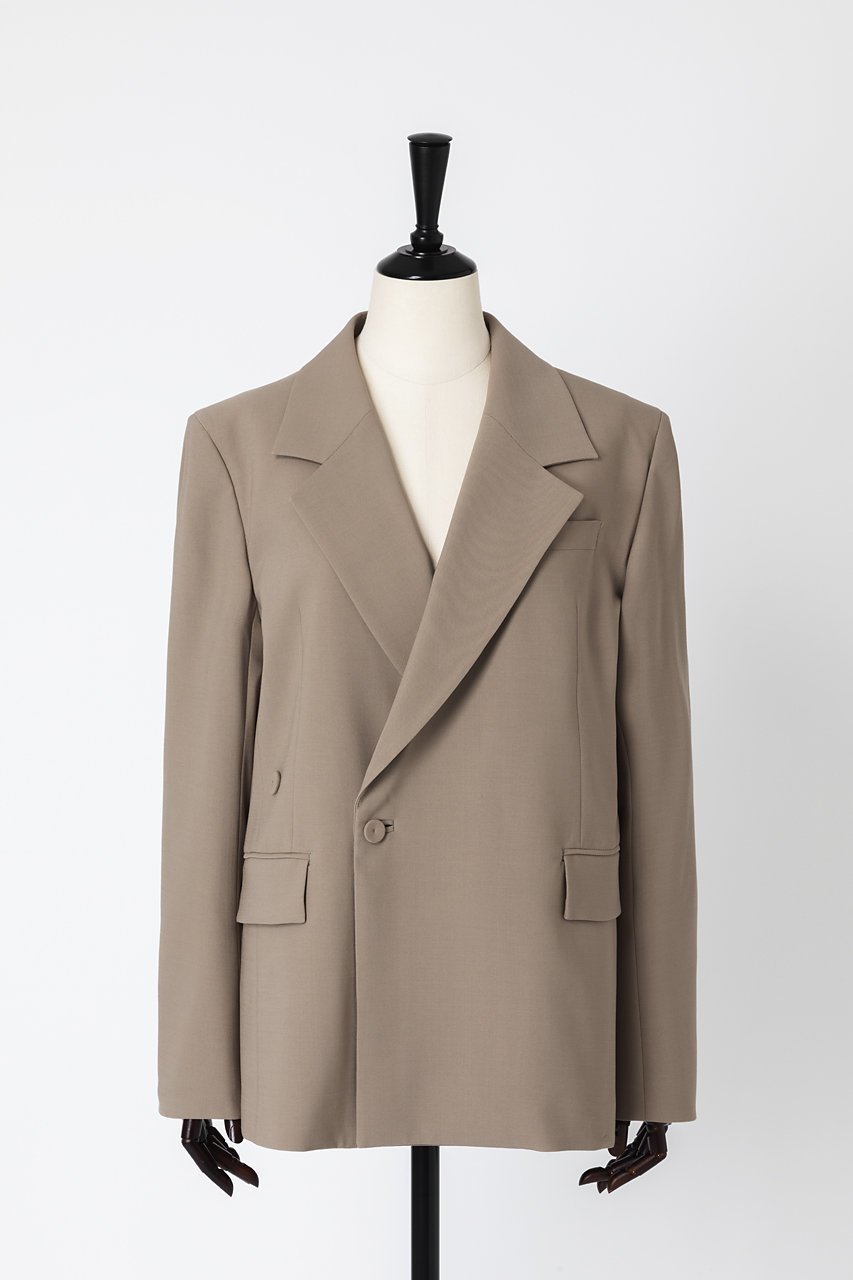 【オーヴィル/EAUVIRE】の2wayボタンジャケット インテリア・キッズ・メンズ・レディースファッション・服の通販 founy(ファニー) 　ファッション　Fashion　レディースファッション　Fashion for Women　アウター　Coat / Outerwear Collection　レディースジャケット・軽アウター　Jackets　シェイプ　Shape, Slim Fit　ジャケット　Jacket, Outerwear　日本製　Made In Japan　ブラウン|ID: prp329100004238258 ipo3291000000035825774