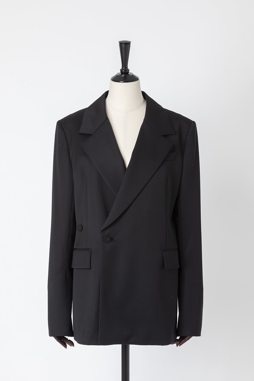 【オーヴィル/EAUVIRE】の2wayボタンジャケット インテリア・キッズ・メンズ・レディースファッション・服の通販 founy(ファニー) 　ファッション　Fashion　レディースファッション　Fashion for Women　アウター　Coat / Outerwear Collection　レディースジャケット・軽アウター　Jackets　シェイプ　Shape, Slim Fit　ジャケット　Jacket, Outerwear　日本製　Made In Japan　ブラック|ID: prp329100004238258 ipo3291000000035825776