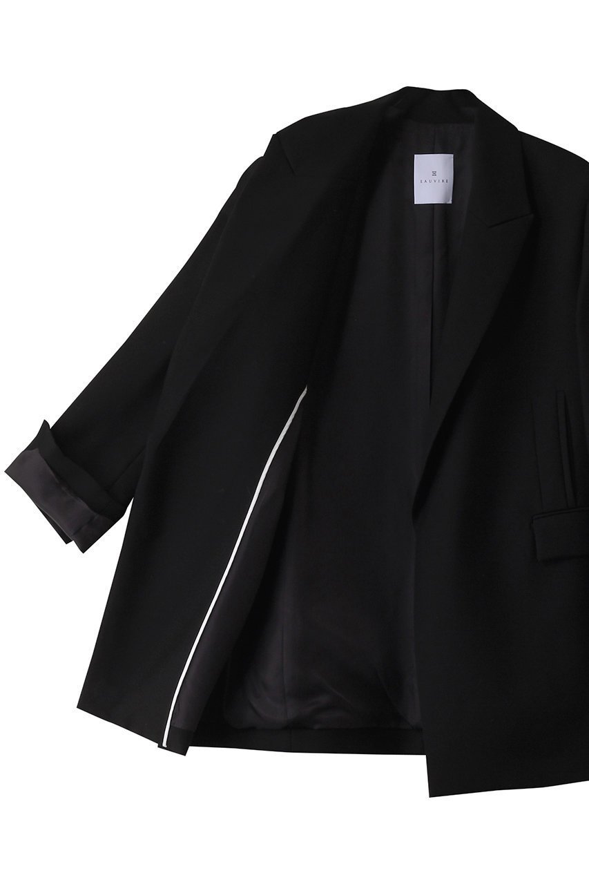 【オーヴィル/EAUVIRE】のワイドジャケット 人気、トレンドファッション・服の通販 founy(ファニー) 　ファッション　Fashion　レディースファッション　WOMEN　アウター　Coat Outerwear　ジャケット　Jackets　ジャケット　Jacket　スタイリッシュ　Stylish　ハーフ　Half　ポケット　Pocket　メンズ　Mens　モヘア　Mohair　ワイド　Wide　エレガント 上品　Elegant　other-6|ID: prp329100004238259 ipo3291000000031380695