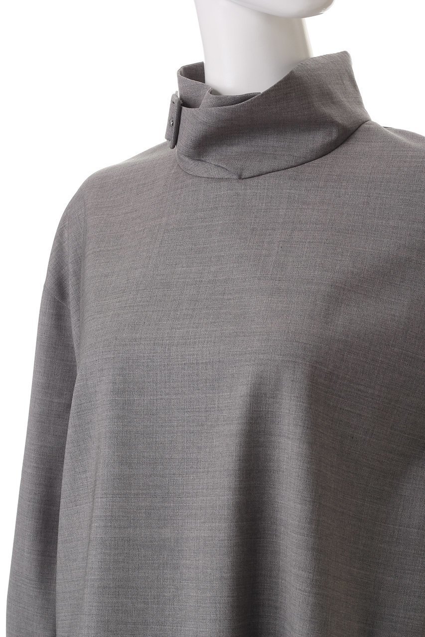 【オーヴィル/EAUVIRE】のベルテッドハイネックシャツ 人気、トレンドファッション・服の通販 founy(ファニー) 　ファッション　Fashion　レディースファッション　Fashion for Women　トップス・カットソー　Cut & Sew Tops　シャツ・ブラウス・オフィスカジュアル　Elegant Blouses & Button-Ups　イタリア　Italy　スタイリッシュ　Stylish, Fashionable　ストレッチ　Stretch, Stretchy Fabric　スリーブ　Sleeve, Long Sleeve / Short Sleeve　セットアップ　Set-Up, Coordinated Outfit　ハイネック　High Neck, Mock Neck　メンズ　Men's, Menswear　ロング　Long, Long-Length　再入荷　Restock / Back in Stock　other-5|ID: prp329100004238260 ipo3291000000032886299