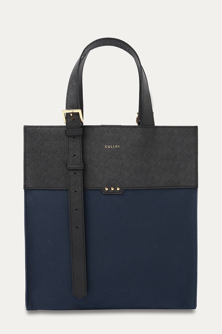 【クルニ/CULLNI】のLeather Belt ハンドル&Canvas Combination ミニトートバッグ 人気、トレンドファッション・服の通販 founy(ファニー) ファッション Fashion レディースファッション Fashion for Women バッグ Bags ユニセックス Unisex, Genderless スタッズ Studs, Metal Accents ポケット Pocket, Pocket Detail other-1|ID: prp329100004238262 ipo3291000000032790252