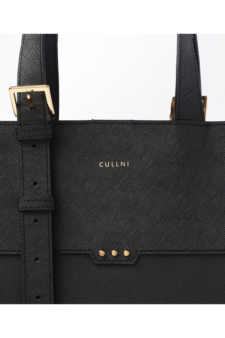 【クルニ/CULLNI】のLeather Belt ハンドル&Canvas Combination ミニトートバッグ 人気、トレンドファッション・服の通販 founy(ファニー) ファッション Fashion レディースファッション Fashion for Women バッグ Bags ユニセックス Unisex, Genderless スタッズ Studs, Metal Accents ポケット Pocket, Pocket Detail other-2|ID: prp329100004238262 ipo3291000000032790261