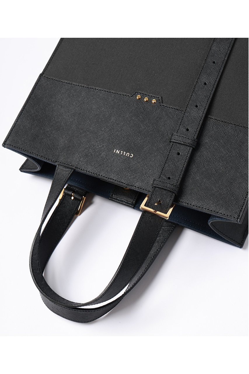 【クルニ/CULLNI】のLeather Belt ハンドル&Canvas Combination ミニトートバッグ 人気、トレンドファッション・服の通販 founy(ファニー) ファッション Fashion レディースファッション Fashion for Women バッグ Bags ユニセックス Unisex, Genderless スタッズ Studs, Metal Accents ポケット Pocket, Pocket Detail other-4|ID: prp329100004238262 ipo3291000000032790265