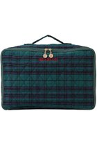 【キッドブルー/KID BLUE】のネルタータンキルティングGランジェリーケース グリーン|ID: prp329100004238265 ipo3291000000035238854