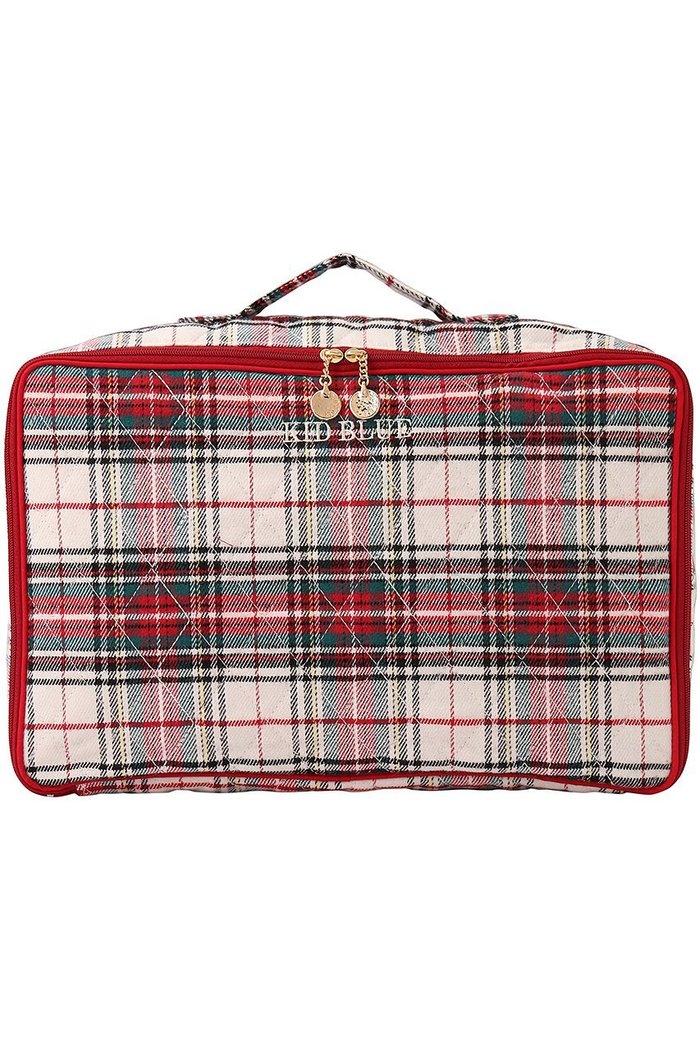 【キッドブルー/KID BLUE】のネルタータンキルティングGランジェリーケース インテリア・キッズ・メンズ・レディースファッション・服の通販 founy(ファニー) https://founy.com/ ファッション Fashion レディースファッション Fashion for Women ポーチ&ミニバッグ Pouches & Mini Bags キルティング Quilted, Quilting ジュエリー Jewelry, Accessories フォルム Silhouette, Form ポーチ Pouch, Small Case ランジェリー Lingerie, Intimate Wear リゾート Resort, Vacation Style 巾着 Drawstring Bag, Kinchaku 旅行 Travel A/W・秋冬 Autumn/Winter |ID: prp329100004238265 ipo3291000000036091980