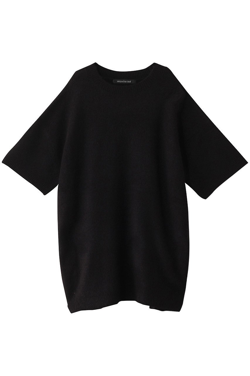 【ミズイロ インド/mizuiro ind】のcrew neck tunic チュニック インテリア・キッズ・メンズ・レディースファッション・服の通販 founy(ファニー) 　ファッション　Fashion　レディースファッション　WOMEN　トップス・カットソー　Tops/Tshirt　ニット　Knit Tops　プルオーバー　Pullover　おすすめ　Recommend　インナー　Inner　カーディガン　Cardigan　ジャケット　Jacket　チュニック　Tunic　トレンド　Trend　リラックス　Relax　NEW・新作・新着・新入荷　New Arrivals　black|ID: prp329100004238267 ipo3291000000029382270