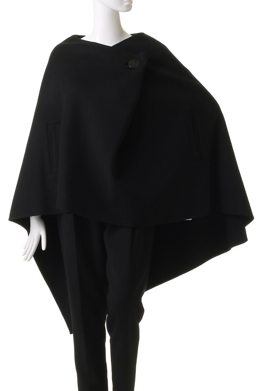 【オーヴィル/EAUVIRE】のアシンメトリーケープ 人気、トレンドファッション・服の通販 founy(ファニー) 　ファッション　Fashion　レディースファッション　Fashion for Women　ストール　Soft & Warm Scarves　マフラー・スヌード / 冬小物の定番　Scarves & Mufflers　なめらか　Smooth, Silky Texture　ショート　Short, Short Length　シンプル　Simple, Minimal　スタイリッシュ　Stylish, Fashionable　ストール　Stole, Wrap　フロント　Front, Front Design　マフラー　Scarf, Muffler　エレガント 上品　Elegant　other-2|ID: prp329100004238272 ipo3291000000032816254