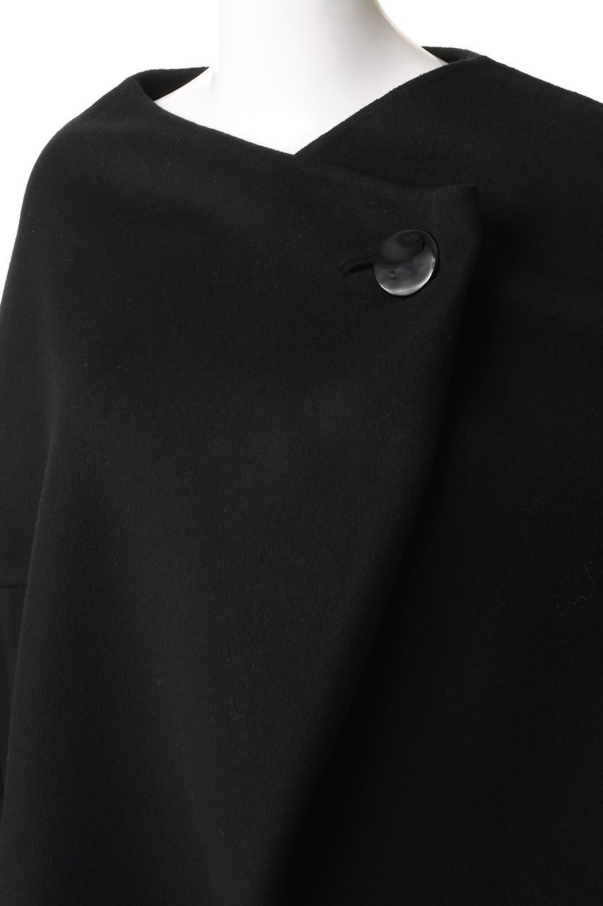 【オーヴィル/EAUVIRE】のアシンメトリーケープ 人気、トレンドファッション・服の通販 founy(ファニー) 　ファッション　Fashion　レディースファッション　Fashion for Women　ストール　Soft & Warm Scarves　マフラー・スヌード / 冬小物の定番　Scarves & Mufflers　なめらか　Smooth, Silky Texture　ショート　Short, Short Length　シンプル　Simple, Minimal　スタイリッシュ　Stylish, Fashionable　ストール　Stole, Wrap　フロント　Front, Front Design　マフラー　Scarf, Muffler　エレガント 上品　Elegant　other-5|ID: prp329100004238272 ipo3291000000032816257
