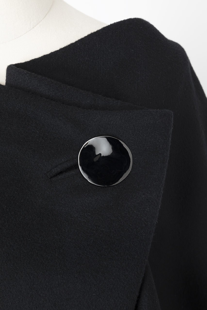 【オーヴィル/EAUVIRE】のアシンメトリーケープ 人気、トレンドファッション・服の通販 founy(ファニー) 　ファッション　Fashion　レディースファッション　Fashion for Women　ストール　Soft & Warm Scarves　マフラー・スヌード / 冬小物の定番　Scarves & Mufflers　なめらか　Smooth, Silky Texture　ショート　Short, Short Length　シンプル　Simple, Minimal　スタイリッシュ　Stylish, Fashionable　ストール　Stole, Wrap　フロント　Front, Front Design　マフラー　Scarf, Muffler　エレガント 上品　Elegant　other-7|ID: prp329100004238272 ipo3291000000032816259
