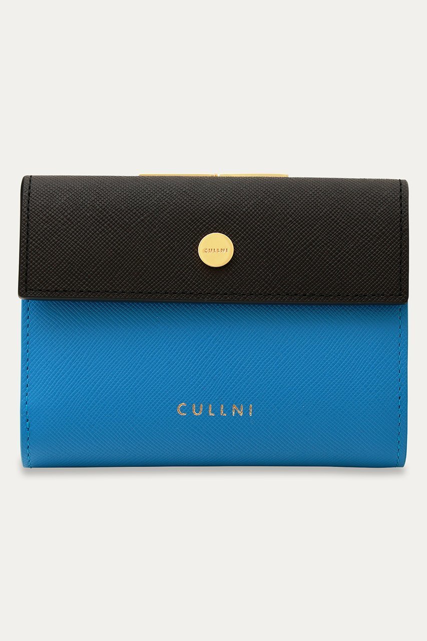 【クルニ/CULLNI】の【UNISEX】Leather Flap ミニウォレット With A Clasp インテリア・キッズ・メンズ・レディースファッション・服の通販 founy(ファニー) 　ファッション　Fashion　レディースファッション　WOMEN　財布　Wallets　ユニセックス　Unisex　ボックス　Box　ポケット　Pocket　エレガント 上品　Elegant　財布　Wallet　アジュール|ID: prp329100004238273 ipo3291000000031742567