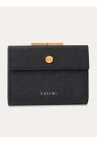 【クルニ/CULLNI】のLeather Flap ミニウォレット With A Clasp ブラック|ID: prp329100004238273 ipo3291000000036884467