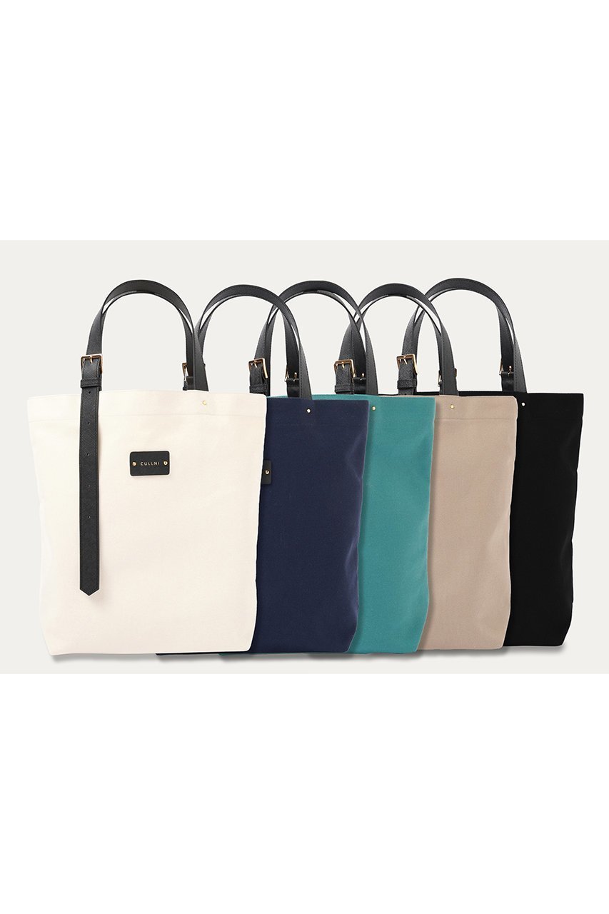 【クルニ/CULLNI】のLeather Belt ハンドル&Canvas トートバッグ 人気、トレンドファッション・服の通販 founy(ファニー) 　ファッション　Fashion　レディースファッション　Fashion for Women　バッグ　Bags　ユニセックス　Unisex, Genderless　シンプル　Simple, Minimal　スタイリッシュ　Stylish, Fashionable　パッチ　Patch, Appliqué　ポケット　Pocket, Pocket Detail　other-6|ID: prp329100004238274 ipo3291000000034921613