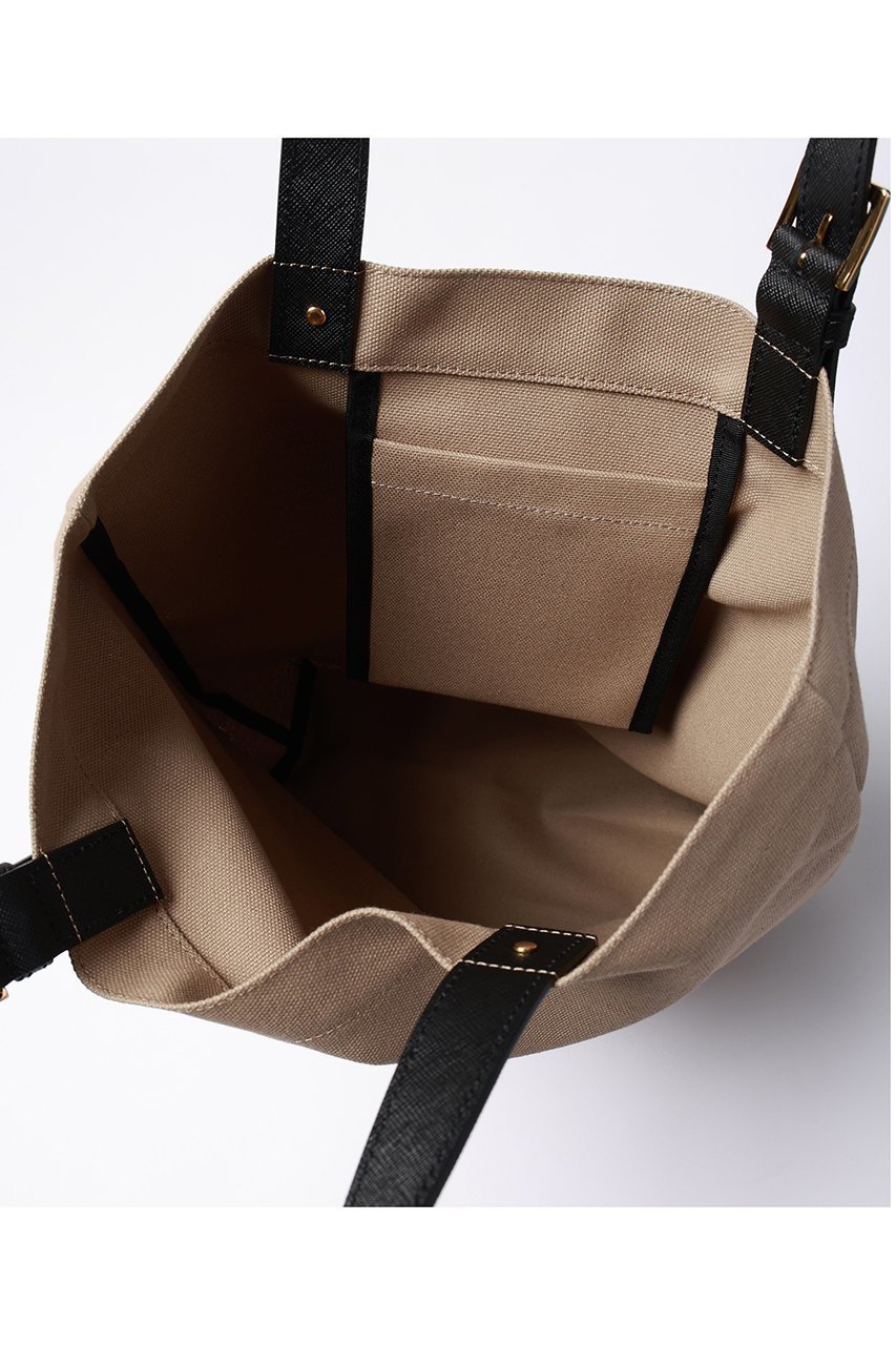 【クルニ/CULLNI】のLeather Belt ハンドル&Canvas トートバッグ 人気、トレンドファッション・服の通販 founy(ファニー) 　ファッション　Fashion　レディースファッション　Fashion for Women　バッグ　Bags　ユニセックス　Unisex, Genderless　シンプル　Simple, Minimal　スタイリッシュ　Stylish, Fashionable　パッチ　Patch, Appliqué　ポケット　Pocket, Pocket Detail　other-3|ID: prp329100004238274 ipo3291000000036553723