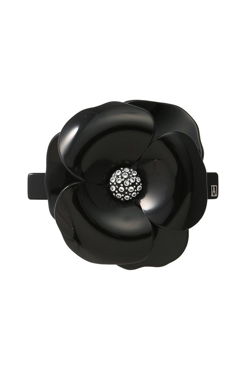 【アレクサンドル ドゥ パリ/ALEXANDRE DE PARIS】のカメリアバレッタ インテリア・キッズ・メンズ・レディースファッション・服の通販 founy(ファニー) 　ファッション　Fashion　レディースファッション　Fashion for Women　シュシュ&ヘアアクセ/ヘアアレンジ　Scrunchies & Hair Accessories　アクセサリー　Fashion Accessories　シンプル　Simple, Minimal　バレッタ　Barrette, Hair Clip　パーティ　Party, Party Style　ビジュー　Bijou, Jewel-like Accent　フェミニン　Feminine, Girly　モチーフ　Motif, Design Theme　モノトーン　Monotone, Black and White　定番　Standard, Basic Item　ブラック|ID: prp329100004239539 ipo3291000000035893626