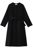 【アナイ/ANAYI】のカシミヤベルトツキクルーコート ブラック|ID: prp329100004239573 ipo3291000000035622529