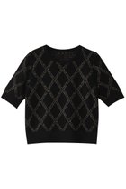 【アナイ/ANAYI】のラメアーガイルプルオーバー 人気、トレンドファッション・服の通販 founy(ファニー) ファッション Fashion レディースファッション Fashion for Women トップス・カットソー Cut & Sew Tops ニット Knit Tops & Sweaters カジュアルプルオーバー・ニットトップス Pullovers & Knit Tops / Casual Pullovers インナー Innerwear カーディガン Cardigan, Knitwear クラシカル Classical, Vintage-Inspired コンパクト Compact, Small Size エレガント 上品 Elegant 定番 Standard, Basic Item A/W・秋冬 Autumn/Winter thumbnail ブラック|ID: prp329100004239574 ipo3291000000032914900