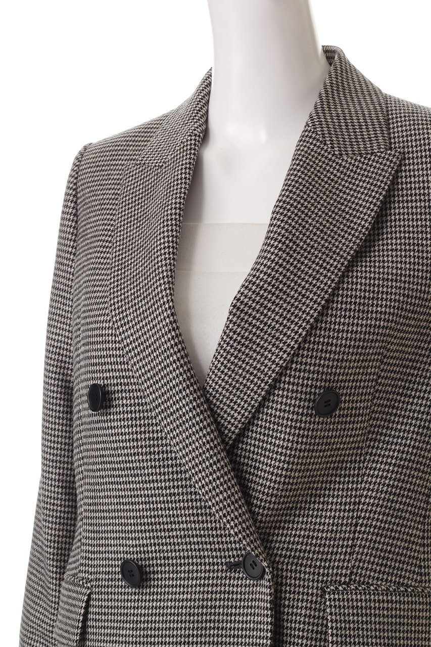 【アルアバイル/allureville】のWRガンクラブチェックダブルジャケット 人気、トレンドファッション・服の通販 founy(ファニー) 　ファッション　Fashion　レディースファッション　Fashion for Women　アウター　Coat / Outerwear Collection　レディースジャケット・軽アウター　Jackets　ジャケット　Jacket, Outerwear　ダブル　Double, Double-Breasted　フェミニン　Feminine, Girly　other-5|ID: prp329100004239582 ipo3291000000032939717