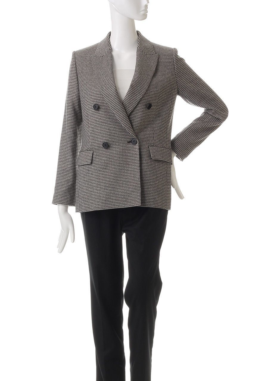 【アルアバイル/allureville】のWRガンクラブチェックダブルジャケット 人気、トレンドファッション・服の通販 founy(ファニー) 　ファッション　Fashion　レディースファッション　Fashion for Women　アウター　Coat / Outerwear Collection　レディースジャケット・軽アウター　Jackets　ジャケット　Jacket, Outerwear　ダブル　Double, Double-Breasted　フェミニン　Feminine, Girly　other-2|ID: prp329100004239582 ipo3291000000035654667