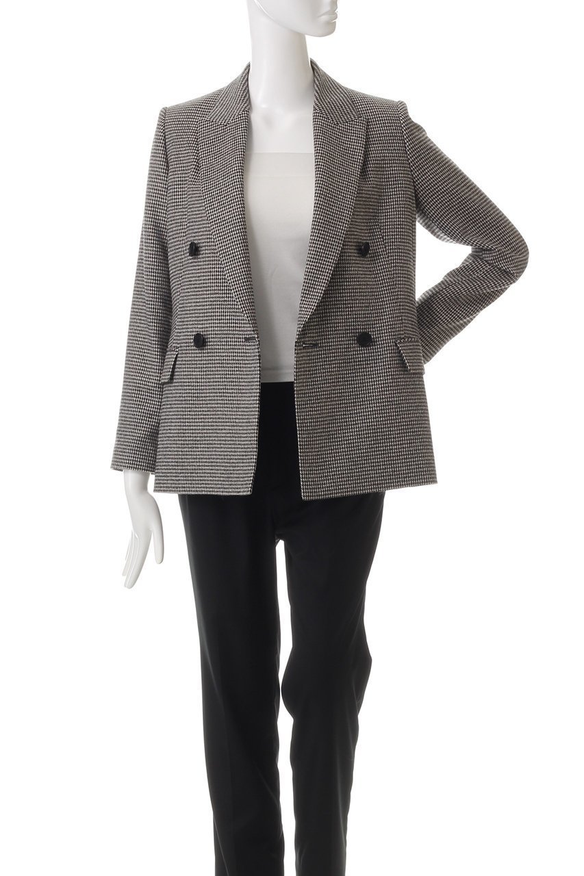 【アルアバイル/allureville】のWRガンクラブチェックダブルジャケット 人気、トレンドファッション・服の通販 founy(ファニー) 　ファッション　Fashion　レディースファッション　Fashion for Women　アウター　Coat / Outerwear Collection　レディースジャケット・軽アウター　Jackets　ジャケット　Jacket, Outerwear　ダブル　Double, Double-Breasted　フェミニン　Feminine, Girly　other-7|ID: prp329100004239582 ipo3291000000036521068