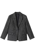 【アルアバイル/allureville】のヘリンボンツイードテーラードJKA 人気、トレンドファッション・服の通販 founy(ファニー) ファッション Fashion レディースファッション Fashion for Women アウター Coat / Outerwear Collection レディースジャケット・軽アウター Jackets インナー Innerwear ウォーム Warm Fabric ジャケット Jacket, Outerwear ツイード Twill, Twill Weave A/W・秋冬 Autumn/Winter thumbnail ブラック|ID: prp329100004239583 ipo3291000000035654547