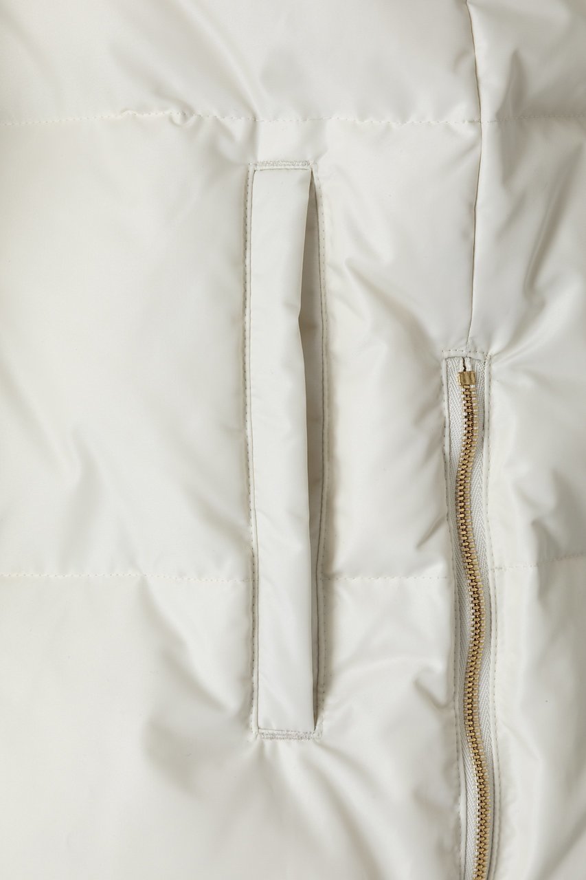 【オーヴィル/EAUVIRE】のロングダウンジレ 人気、トレンドファッション・服の通販 founy(ファニー) 　ファッション　Fashion　レディースファッション　Fashion for Women　アウター　Coat / Outerwear Collection　コート・ロングコート・ピーコート　Long Coats, Peacoats & More　スタイリッシュ　Stylish, Fashionable　スリット　Slit, Slit Detail　タフタ　Taffeta, Structured Fabric　ダウン　Down, Puffer　other-7|ID: prp329100004239588 ipo3291000000035924517