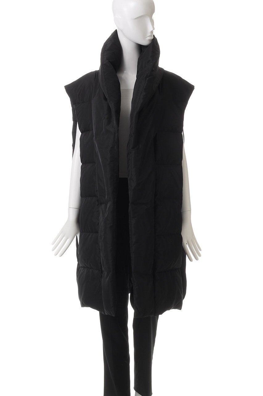 【オーヴィル/EAUVIRE】のロングダウンジレ 人気、トレンドファッション・服の通販 founy(ファニー) 　ファッション　Fashion　レディースファッション　Fashion for Women　アウター　Coat / Outerwear Collection　コート・ロングコート・ピーコート　Long Coats, Peacoats & More　スタイリッシュ　Stylish, Fashionable　スリット　Slit, Slit Detail　タフタ　Taffeta, Structured Fabric　ダウン　Down, Puffer　再入荷　Restock / Back in Stock　other-8|ID: prp329100004239589 ipo3291000000034989666