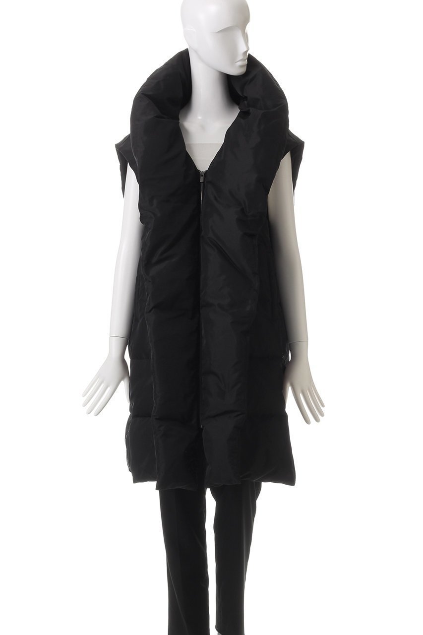 【オーヴィル/EAUVIRE】のロングダウンジレ 人気、トレンドファッション・服の通販 founy(ファニー) 　ファッション　Fashion　レディースファッション　Fashion for Women　アウター　Coat / Outerwear Collection　コート・ロングコート・ピーコート　Long Coats, Peacoats & More　スタイリッシュ　Stylish, Fashionable　スリット　Slit, Slit Detail　タフタ　Taffeta, Structured Fabric　ダウン　Down, Puffer　other-2|ID: prp329100004239589 ipo3291000000035783470