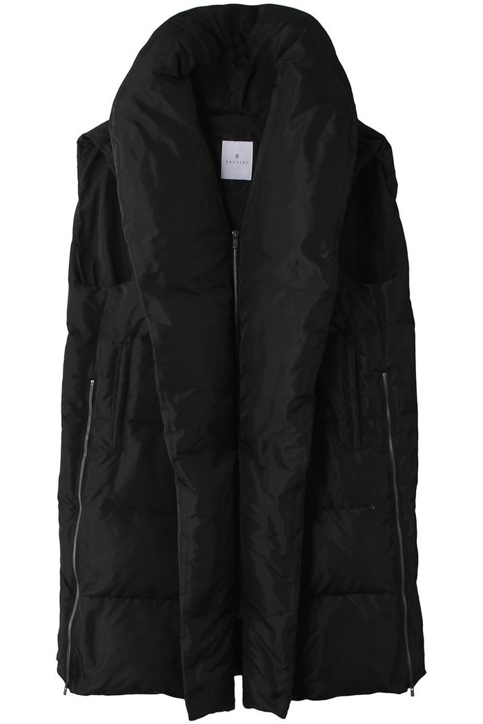 【オーヴィル/EAUVIRE】のロングダウンジレ インテリア・キッズ・メンズ・レディースファッション・服の通販 founy(ファニー) https://founy.com/ ファッション Fashion レディースファッション Fashion for Women アウター Coat / Outerwear Collection コート・ロングコート・ピーコート Long Coats, Peacoats & More スタイリッシュ Stylish, Fashionable スリット Slit, Slit Detail タフタ Taffeta, Structured Fabric ダウン Down, Puffer |ID: prp329100004239589 ipo3291000000035998573