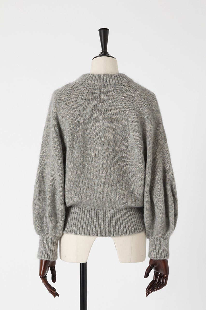 【オーヴィル/EAUVIRE】のパフスリーブプルオーバー 人気、トレンドファッション・服の通販 founy(ファニー) 　ファッション　Fashion　レディースファッション　Fashion for Women　トップス・カットソー　Cut & Sew Tops　ニット　Knit Tops & Sweaters　カジュアルプルオーバー・ニットトップス　Pullovers & Knit Tops / Casual Pullovers　イタリア　Italy　エアリー　Airy Texture　スリーブ　Sleeve, Long Sleeve / Short Sleeve　ベビー　Baby, Babywear　other-3|ID: prp329100004239590 ipo3291000000032952776