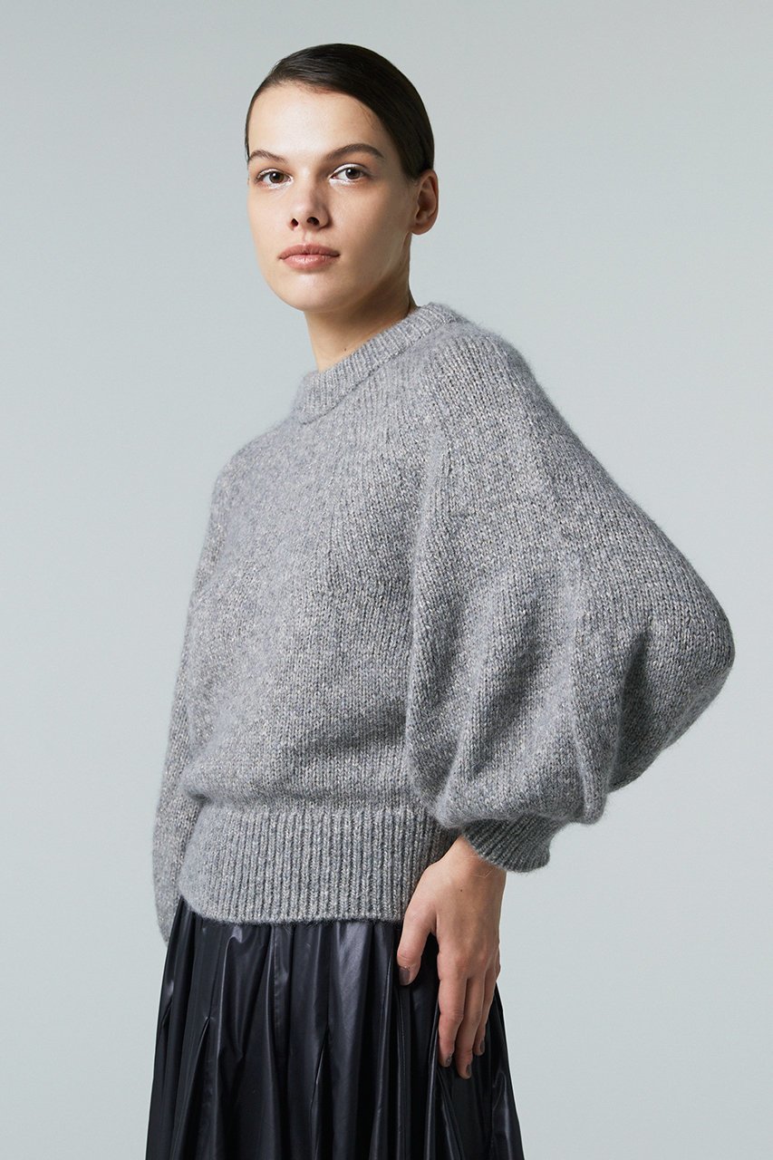 【オーヴィル/EAUVIRE】のパフスリーブプルオーバー 人気、トレンドファッション・服の通販 founy(ファニー) 　ファッション　Fashion　レディースファッション　Fashion for Women　トップス・カットソー　Cut & Sew Tops　ニット　Knit Tops & Sweaters　カジュアルプルオーバー・ニットトップス　Pullovers & Knit Tops / Casual Pullovers　イタリア　Italy　エアリー　Airy Texture　スリーブ　Sleeve, Long Sleeve / Short Sleeve　ベビー　Baby, Babywear　other-8|ID: prp329100004239590 ipo3291000000032952797