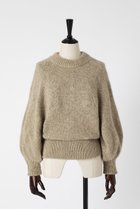【オーヴィル/EAUVIRE】のパフスリーブプルオーバー 人気、トレンドファッション・服の通販 founy(ファニー) ファッション Fashion レディースファッション Fashion for Women トップス・カットソー Cut & Sew Tops ニット Knit Tops & Sweaters カジュアルプルオーバー・ニットトップス Pullovers & Knit Tops / Casual Pullovers イタリア Italy エアリー Airy Texture スリーブ Sleeve, Long Sleeve / Short Sleeve ベビー Baby, Babywear 再入荷 Restock / Back in Stock thumbnail ベージュ|ID: prp329100004239590 ipo3291000000034989672