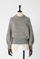 【オーヴィル/EAUVIRE】のパフスリーブプルオーバー 人気、トレンドファッション・服の通販 founy(ファニー) ファッション Fashion レディースファッション Fashion for Women トップス・カットソー Cut & Sew Tops ニット Knit Tops & Sweaters カジュアルプルオーバー・ニットトップス Pullovers & Knit Tops / Casual Pullovers イタリア Italy エアリー Airy Texture スリーブ Sleeve, Long Sleeve / Short Sleeve ベビー Baby, Babywear 再入荷 Restock / Back in Stock thumbnail グレー|ID: prp329100004239590 ipo3291000000034989673