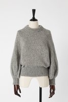 【オーヴィル/EAUVIRE】のパフスリーブプルオーバー 人気、トレンドファッション・服の通販 founy(ファニー) ファッション Fashion レディースファッション Fashion for Women トップス・カットソー Cut & Sew Tops ニット Knit Tops & Sweaters カジュアルプルオーバー・ニットトップス Pullovers & Knit Tops / Casual Pullovers イタリア Italy エアリー Airy Texture スリーブ Sleeve, Long Sleeve / Short Sleeve ベビー Baby, Babywear |ID:prp329100004239590